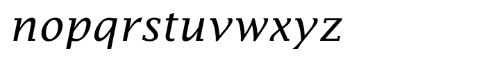 EF Lucida Fax CE Roman Italic Font LOWERCASE