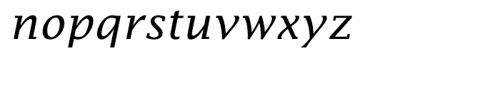 EF Lucida Fax Roman Italic Font LOWERCASE
