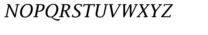 EF Lucida Fax Turkish Roman Italic Font UPPERCASE