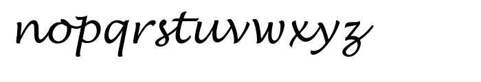 EF Lucida Handwriting CE Font LOWERCASE