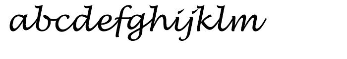 EF Lucida Handwriting Regular Font LOWERCASE