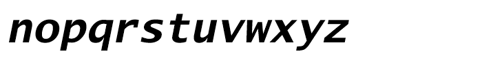 EF Lucida Mono CE Bold Italic Font LOWERCASE