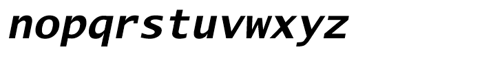 EF Lucida Mono Turkish Bold Italic Font LOWERCASE