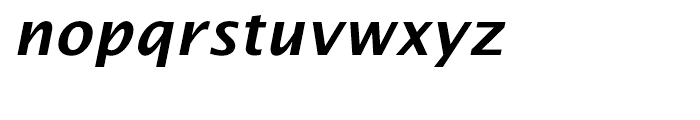 EF Lucida Sans CE Demi Bold Italic Font LOWERCASE