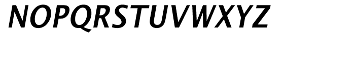 EF Lucida Sans Narrow Turkish Demi Bold Italic Font UPPERCASE