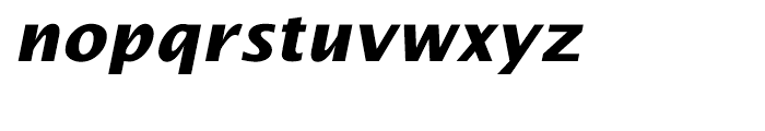 EF Lucida Sans Turkish Bold Italic Font LOWERCASE