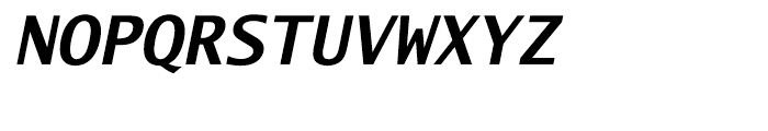 EF Lucida Sans Typewriter Bold Oblique Font UPPERCASE