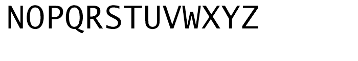 EF Lucida Sans Typewriter T Regular Font UPPERCASE