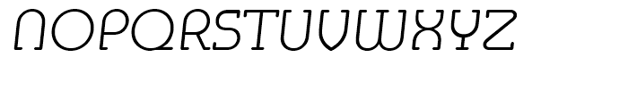 EF Media Serif CE Extra Light Italic Font UPPERCASE