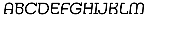 EF Media Serif Regular Italic Font UPPERCASE
