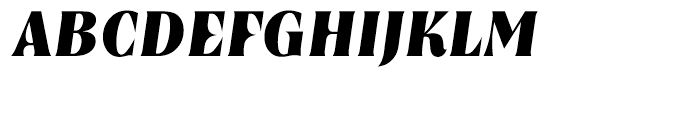 EF Nashville Bold Italic Font UPPERCASE