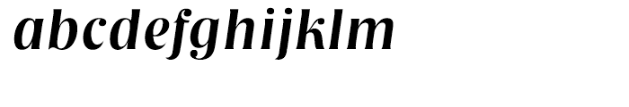 EF Nashville Medium Italic Font LOWERCASE
