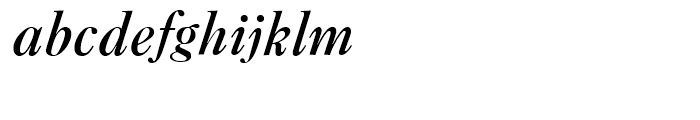 EF New Caslon B Medium Italic Font LOWERCASE