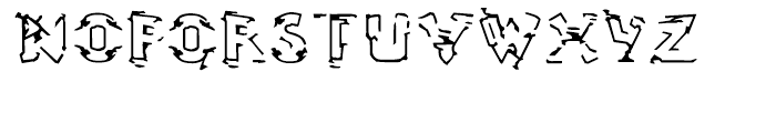 EF Ninive Regular Font UPPERCASE