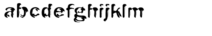 EF Oak Engraved Font LOWERCASE