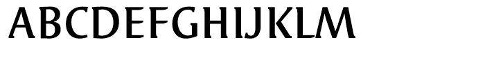 EF Oberon Serif Bold Font UPPERCASE