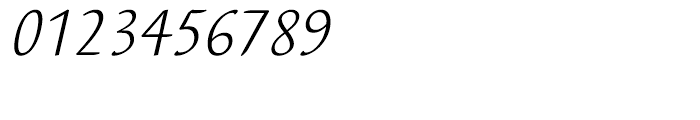 EF Oberon Serif Book Italic Font OTHER CHARS