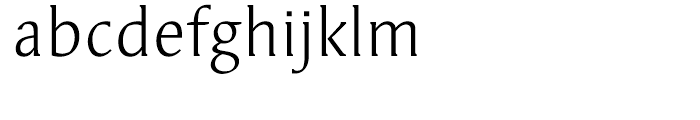 EF Oberon Serif Book Font LOWERCASE