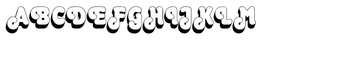 EF Octopuss Shaded Font UPPERCASE