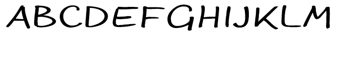 EF Optiscript Regular Alt Font UPPERCASE