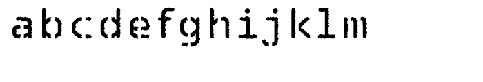 EF Reedon Stencil Regular Rough Text FONT