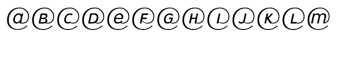 EF RoundMail Regular Font LOWERCASE