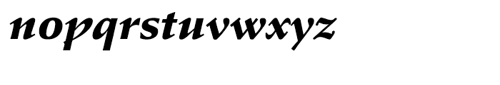 EF Schneidler Black Italic Font LOWERCASE