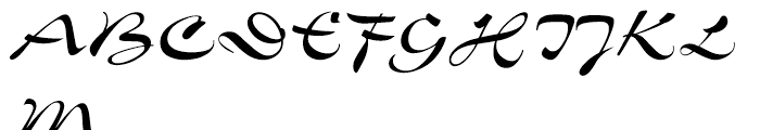 EF Slogan Regular Font UPPERCASE