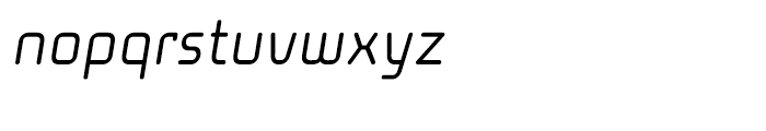 EF Solaris Regular Oblique Font LOWERCASE
