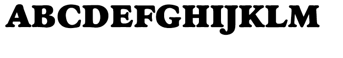 EF Stratford CE Black Font UPPERCASE