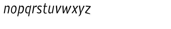 EF Tabard Regular Italic Font LOWERCASE