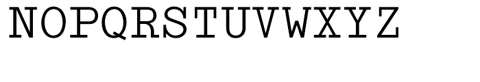 EF Techno Script Regular Turkish Font UPPERCASE