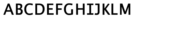 EF Thordis Sans CE Semi Bold SC Font UPPERCASE