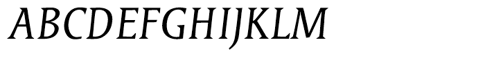 EF Tilp Serif Regular Italic Font UPPERCASE