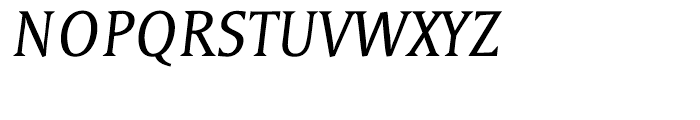 EF Tilp Serif Regular Italic Font UPPERCASE