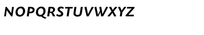 EF Today Sans Serif B Medium Italic SC Font LOWERCASE