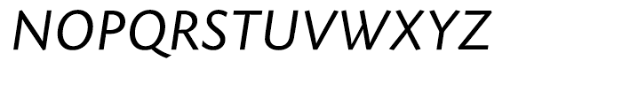 EF Today Sans Serif B Regular Italic SC Font UPPERCASE
