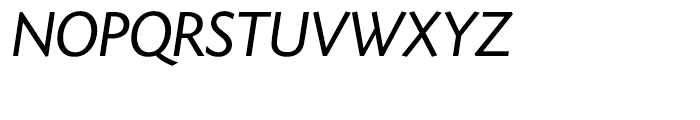 EF Today Sans Serif H Regular Italic Font UPPERCASE
