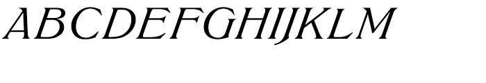 EF Trieste Medium Italic Font UPPERCASE