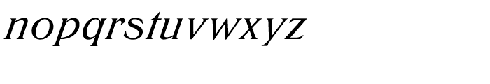 EF Trieste Medium Italic Font LOWERCASE