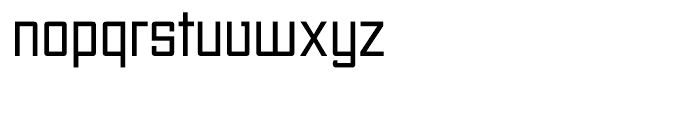 EF Unovis Condensed Regular Font LOWERCASE