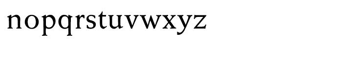 EF Weiss Antiqua Regular Font LOWERCASE