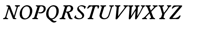 EF Worchester Medium Italic Font UPPERCASE