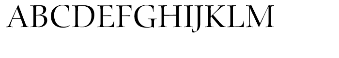 EF Zapf Renaissance Antiqua B Light Font UPPERCASE