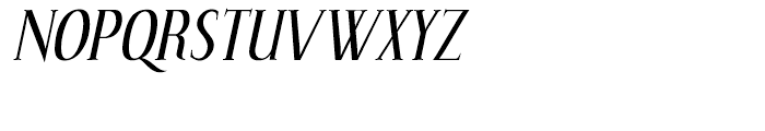 Effloresce Italic Font UPPERCASE