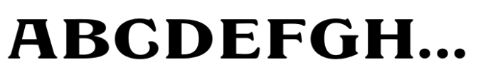 EFCO Barnis Bold Font UPPERCASE