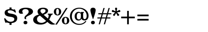 EFCO Barnis Semibold Font OTHER CHARS