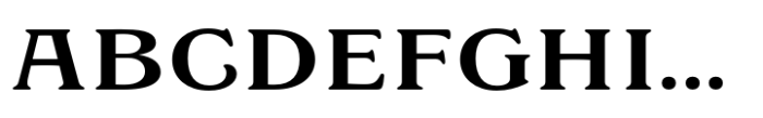 EFCO Barnis Semibold Font UPPERCASE