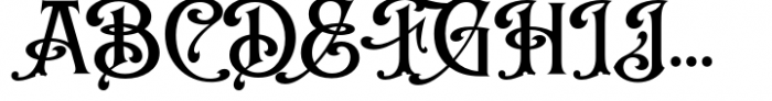 EFCO Brookshire Regular Font UPPERCASE