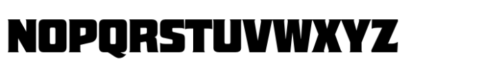 EFCO Colburn Narrow Heavy Font UPPERCASE